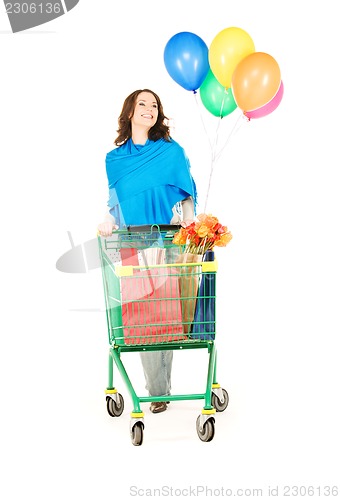 Image of holiday shopper