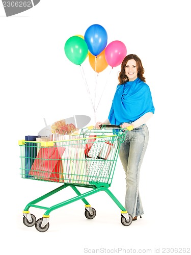 Image of holiday shopper