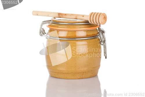 Image of Honey pot and stick