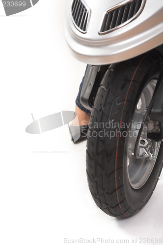 Image of front wheel scooter