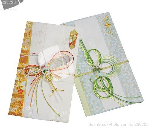 Image of Two Japanese festive envelopes