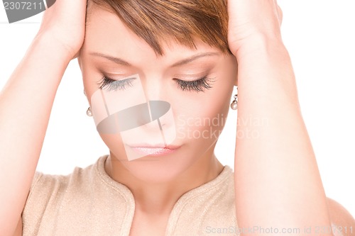 Image of unhappy woman