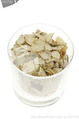 Image of Traditional Chinese Medicine - Sliced ginseng (Panax ginseng)

