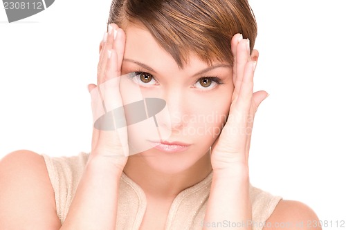 Image of unhappy woman