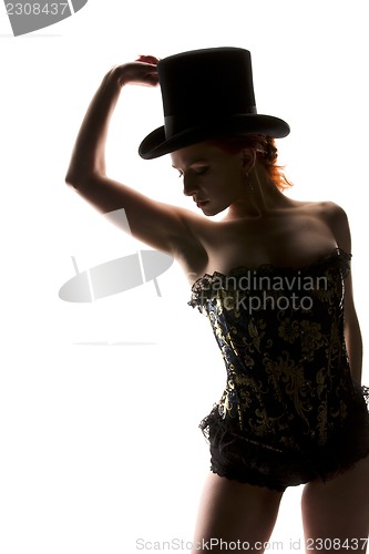 Image of woman in corset