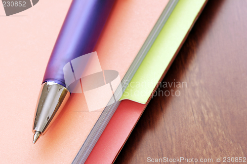 Image of Pen on Files