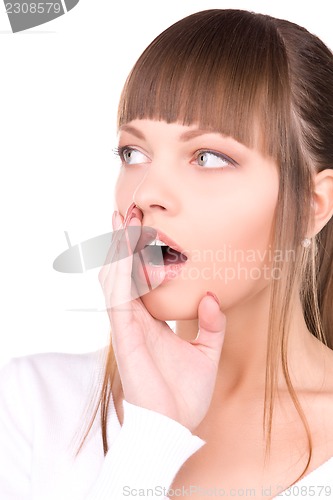 Image of shocked woman