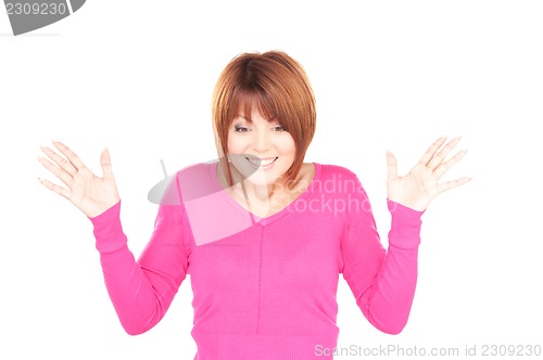 Image of surprised woman