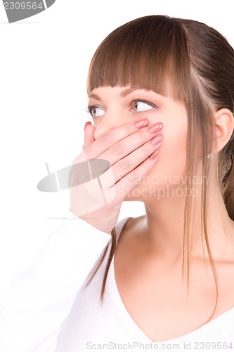 Image of shocked woman