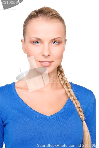 Image of young attractive business woman