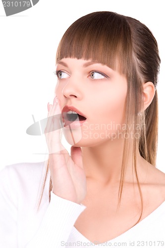 Image of shocked woman