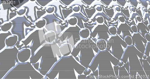 Image of Crowd scene abstract