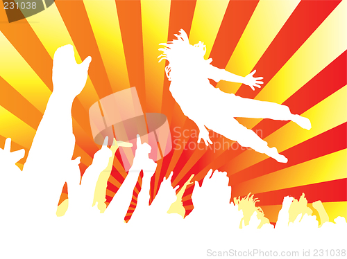 Image of concert jump hot
