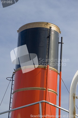 Image of Steam ship funnel