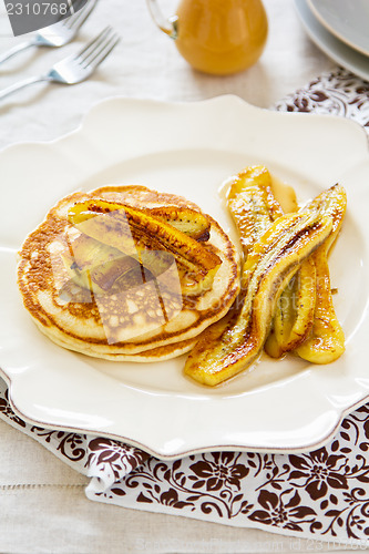 Image of Pancake with banana