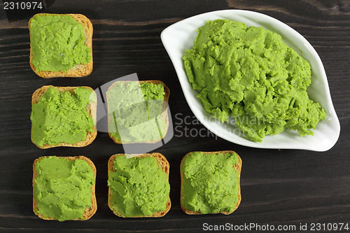 Image of Green peas puree