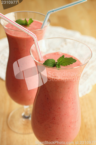 Image of strawberry smoothie