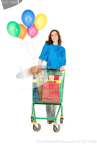 Image of holiday shopper