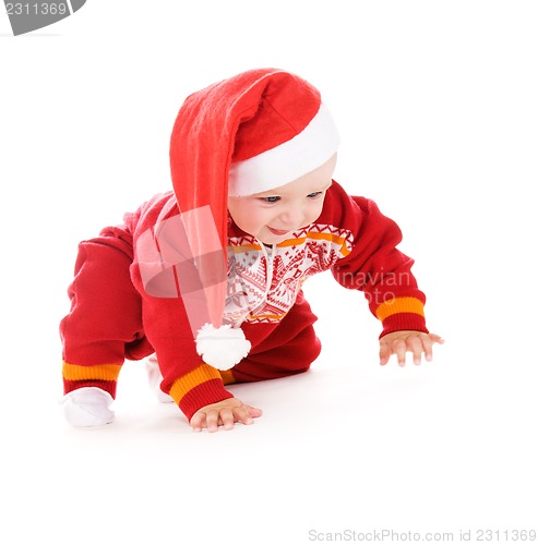 Image of santa helper baby