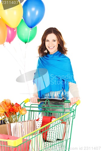Image of holiday shopper