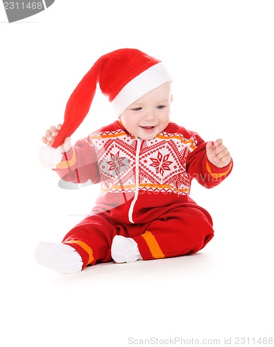 Image of santa helper baby