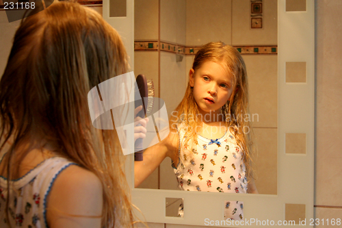 Image of In front of the mirror