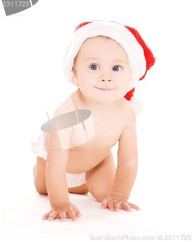 Image of santa helper baby