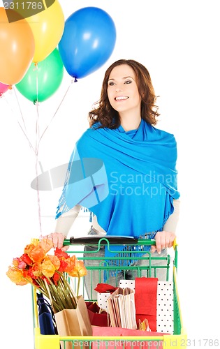 Image of holiday shopper