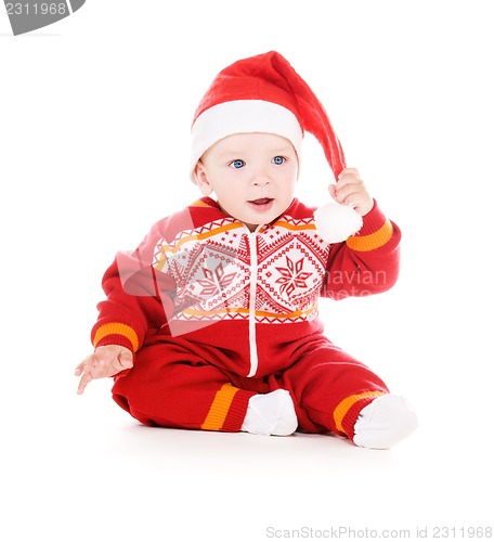 Image of santa helper baby