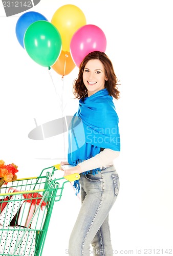 Image of holiday shopper