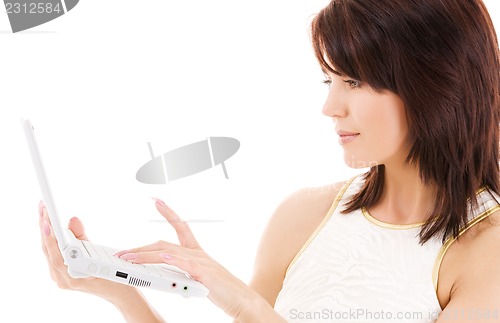Image of woman with laptop computer