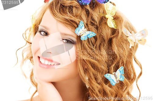 Image of butterfly girl