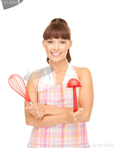 Image of housewife with red ladle