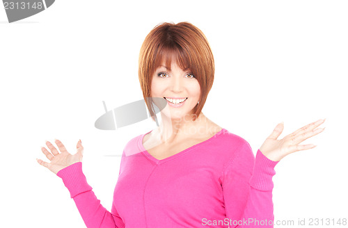 Image of surprised woman