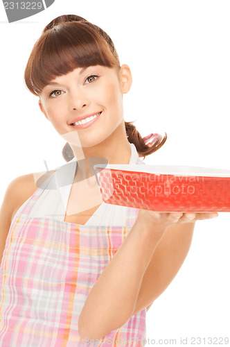 Image of cooking housewife