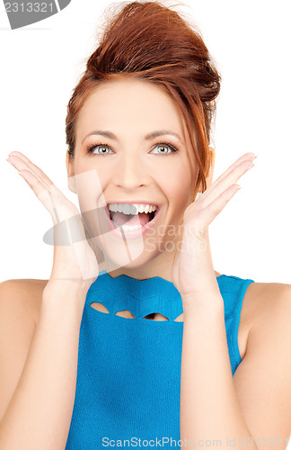 Image of surprised woman face