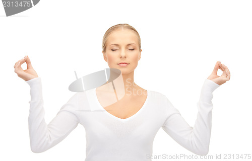 Image of woman in meditation