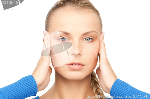 Image of unhappy woman