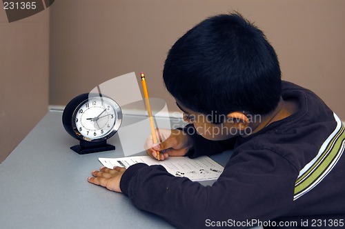 Image of Taking a test