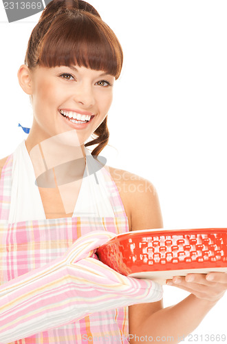 Image of cooking housewife