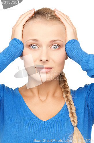 Image of unhappy woman