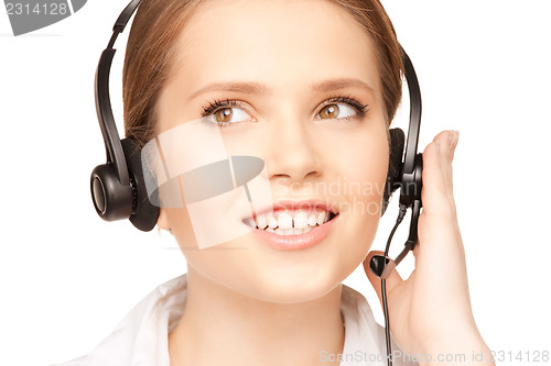 Image of helpline operator