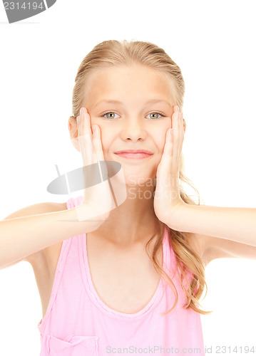 Image of surprised girl