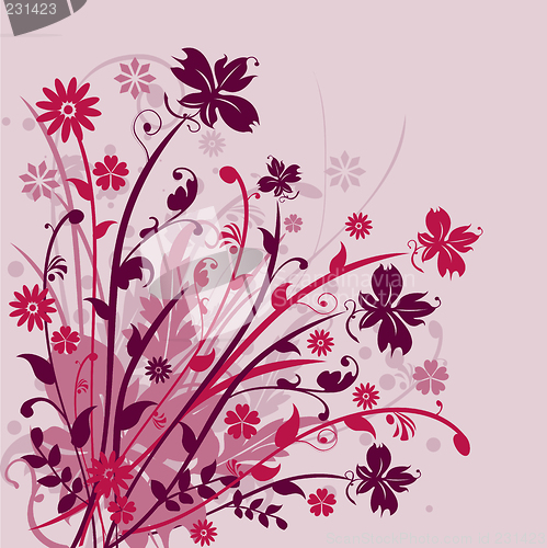 Image of floral background