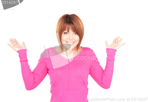 Image of surprised woman