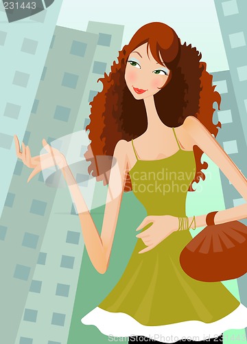 Image of city girl