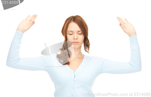 Image of woman in meditation