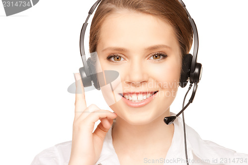 Image of helpline operator