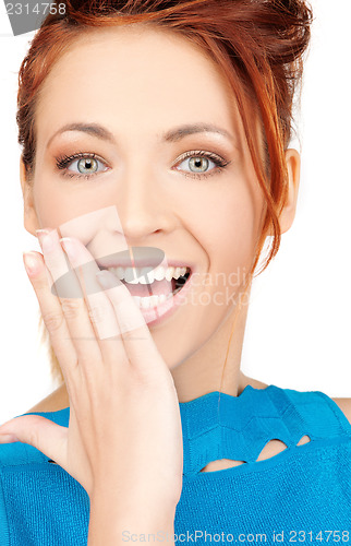 Image of surprised woman face