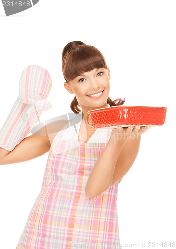 Image of cooking housewife